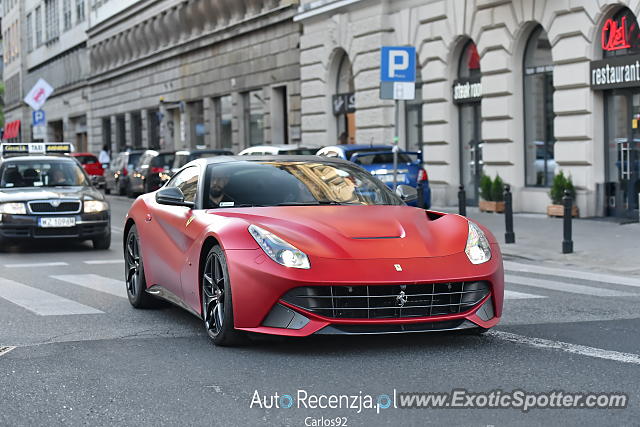 Ferrari F12 spotted in Warsaw, Poland