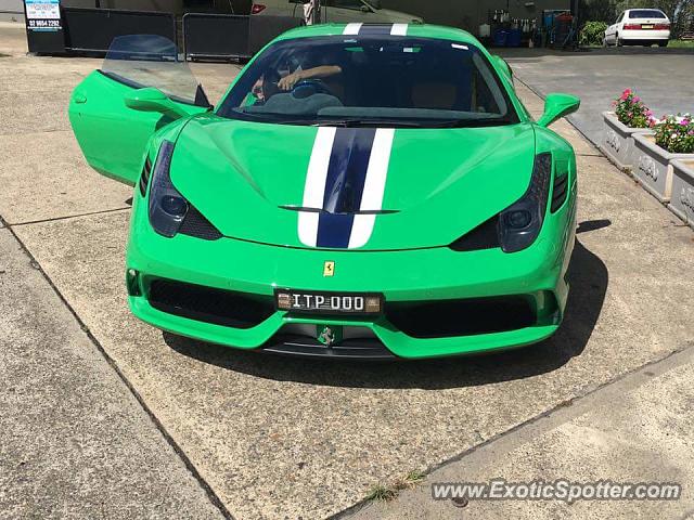 Ferrari 458 Italia spotted in Sydney, Australia