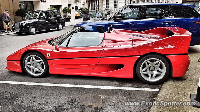 Ferrari F50 spotted in London, United Kingdom