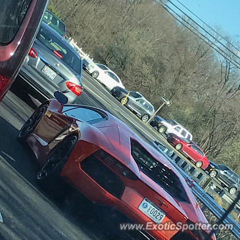 Lamborghini Aventador spotted in Annapolis, Maryland