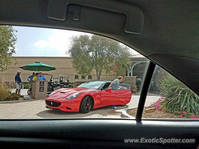 Ferrari California spotted in Carlsbad, California