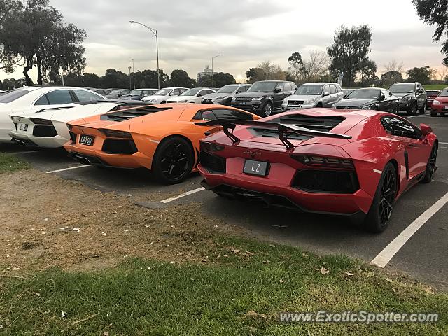 Lamborghini Aventador spotted in Melbourne, Australia