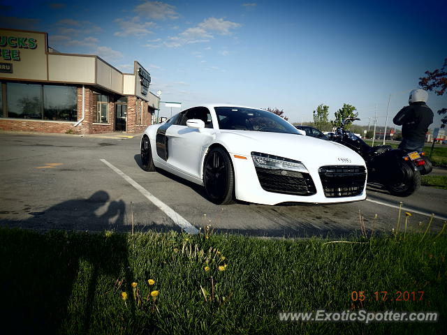 Audi R8 spotted in Canandaigua, New York