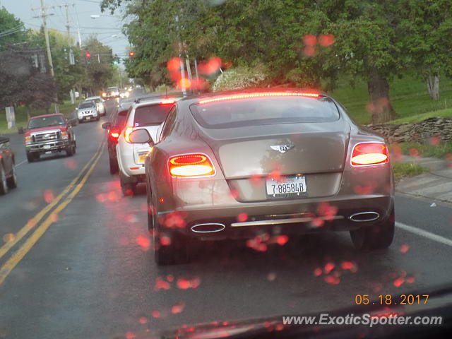 Bentley Continental spotted in Canandaigua, New York