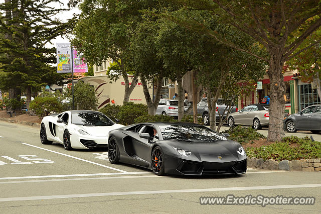 Lamborghini Aventador spotted in Carmel, California