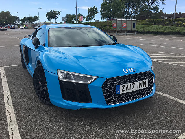 Audi R8 spotted in London, United Kingdom