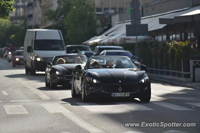 Maserati GranCabrio spotted in Warsaw, Poland