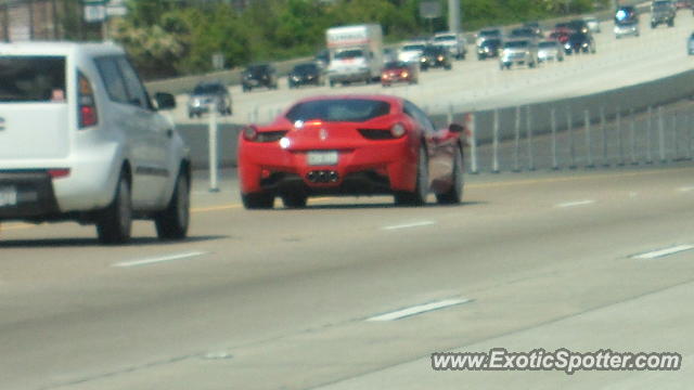 Ferrari 458 Italia spotted in Houston, Texas