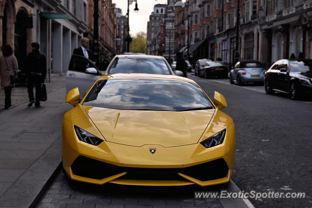 Lamborghini Huracan spotted in London, United Kingdom