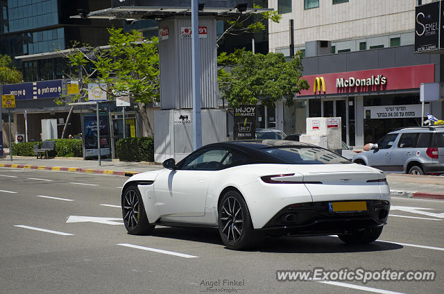 Aston Martin DB11 spotted in Hyrzlia, Israel