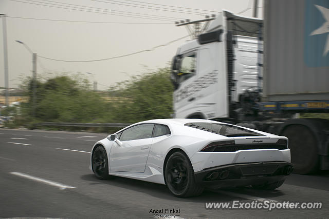 Lamborghini Huracan spotted in Tel Aviv, Israel