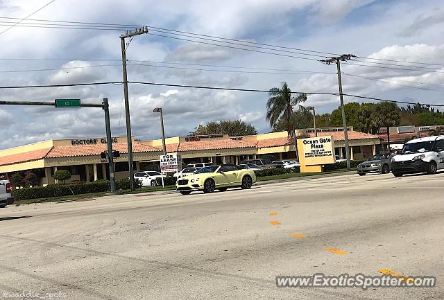 Bentley Continental spotted in Stuart, Florida