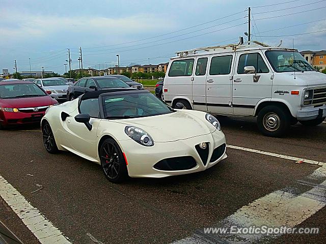 Alfa Romeo 4C spotted in Brandon, Florida