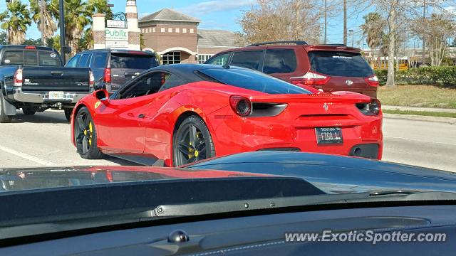 Ferrari 488 GTB spotted in Jacksonville, Florida