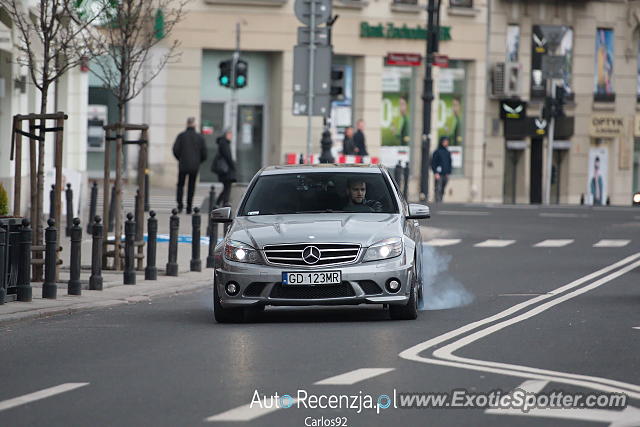 Mercedes C63 AMG Black Series spotted in Warsaw, Poland