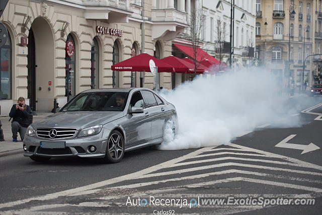 Mercedes C63 AMG Black Series spotted in Warsaw, Poland