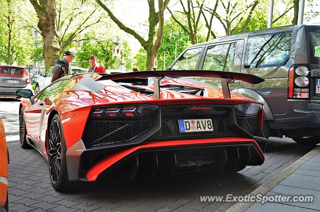 Lamborghini Aventador spotted in Düsseldorf, Germany