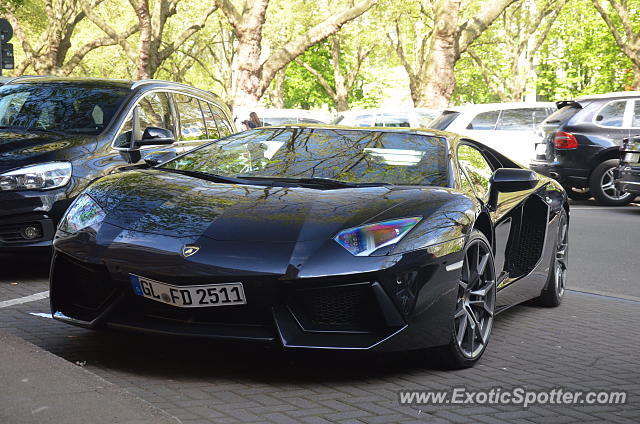 Lamborghini Aventador spotted in Düsseldorf, Germany