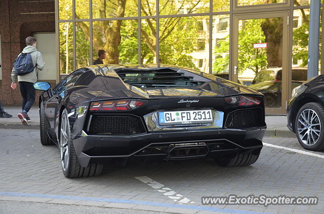 Lamborghini Aventador spotted in Düsseldorf, Germany