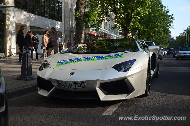 Lamborghini Aventador spotted in Düsseldorf, Germany