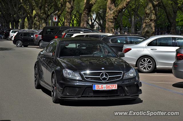 Mercedes C63 AMG Black Series spotted in Düsseldorf, Germany