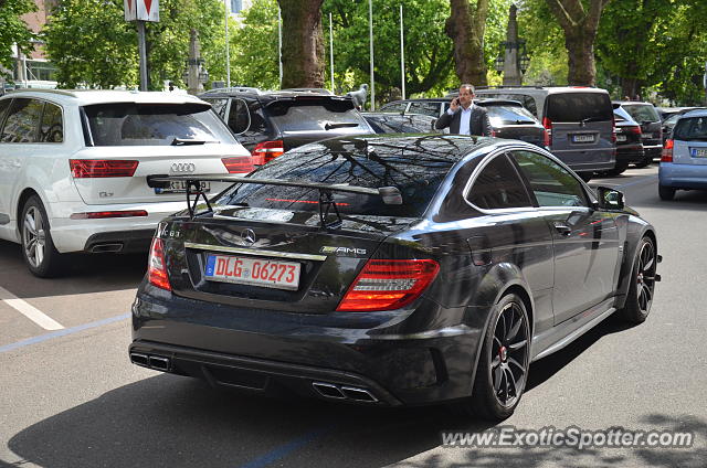 Mercedes C63 AMG Black Series spotted in Düsseldorf, Germany