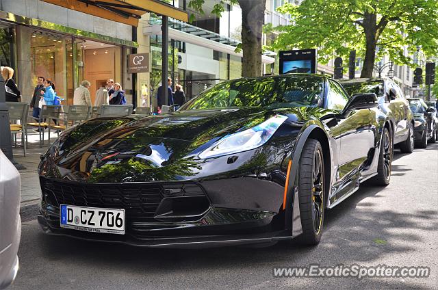 Chevrolet Corvette Z06 spotted in Düsseldorf, Germany