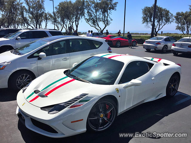 Ferrari 458 Italia spotted in Newport Beach, California