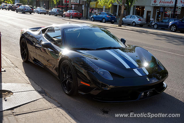 Ferrari 458 Italia spotted in Edmonton, Canada