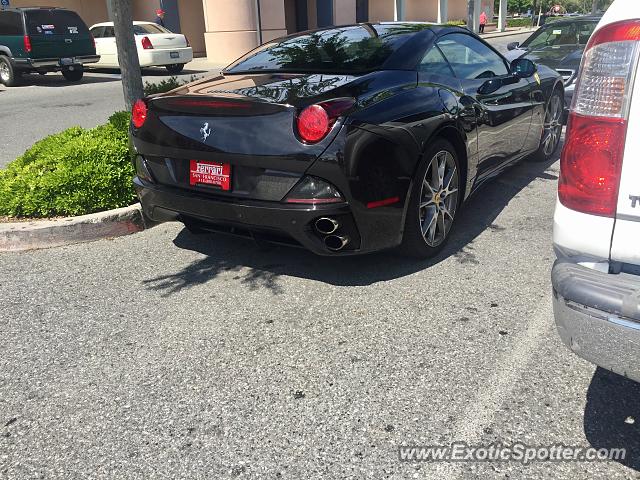 Ferrari California spotted in San Jose, California