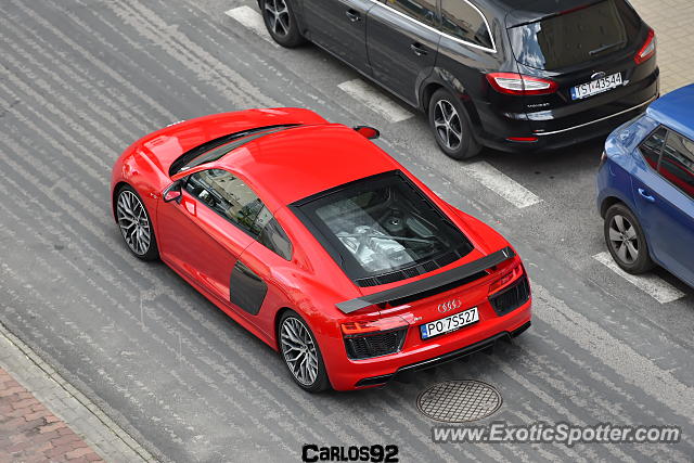 Audi R8 spotted in Warsaw, Poland