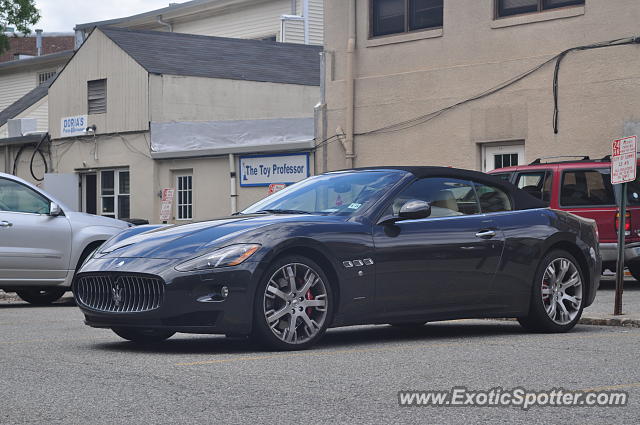 Maserati GranCabrio spotted in Summit, New Jersey