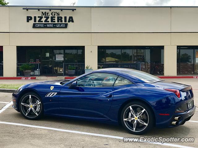 Ferrari California spotted in College Station, Texas