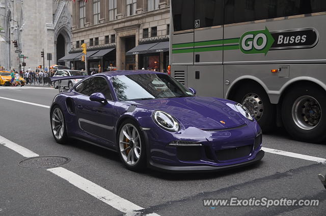 Porsche 911 GT3 spotted in Manhattan, New York