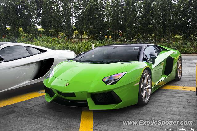 Lamborghini Aventador spotted in Singapore, Singapore