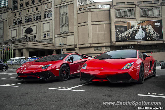 Lamborghini Aventador spotted in Kuala Lumpur, Malaysia