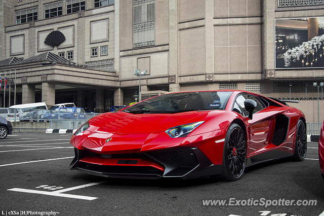 Lamborghini Aventador spotted in Kuala Lumpur, Malaysia