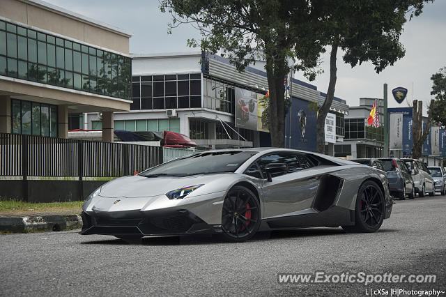 Lamborghini Aventador spotted in Kuala Lumpur, Malaysia