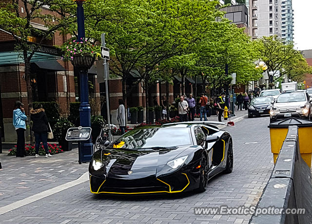 Lamborghini Aventador spotted in Toronto, Ontario, Canada