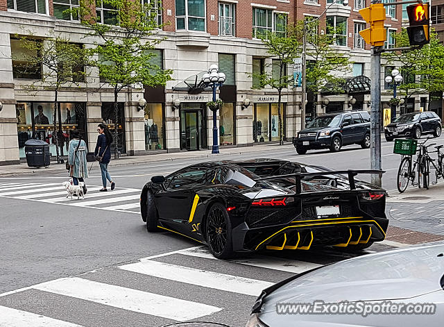 Lamborghini Aventador spotted in Toronto, Ontario, Canada