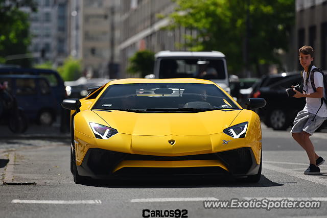 Lamborghini Aventador spotted in Warsaw, Poland