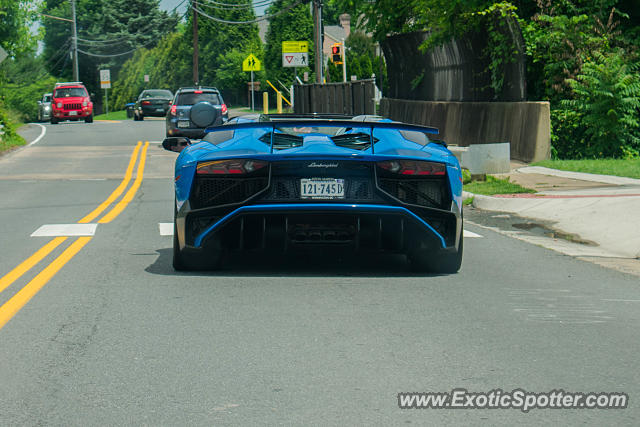 Lamborghini Aventador spotted in McLean, Virginia