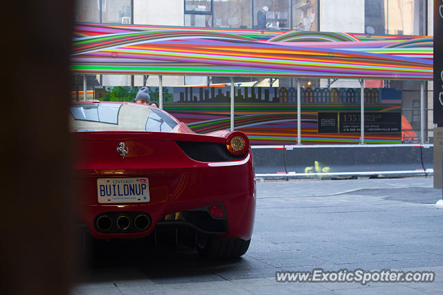 Ferrari 458 Italia spotted in Toronto, Canada