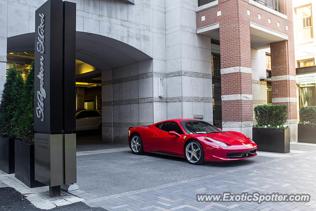 Ferrari 458 Italia spotted in Toronto, Canada