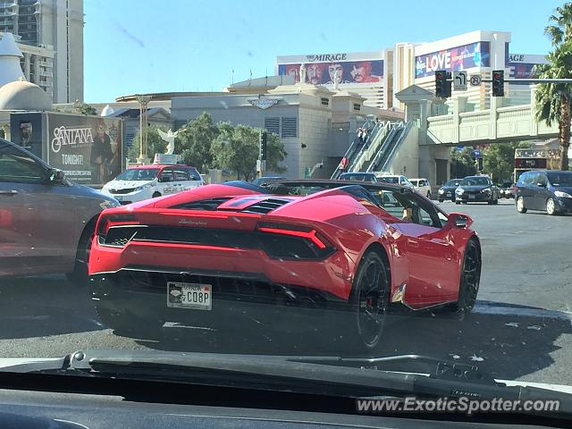 Lamborghini Huracan spotted in Vegas, Nevada