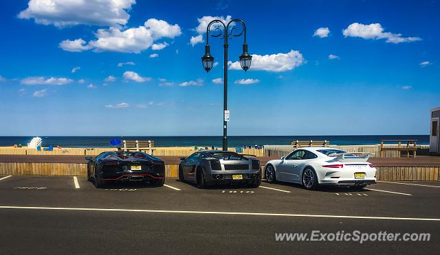 Lamborghini Aventador spotted in Belmar, New Jersey