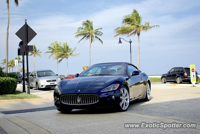 Maserati GranCabrio spotted in Palm Beach, Florida