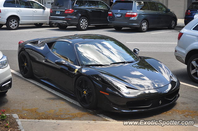 Ferrari 458 Italia spotted in Greenwich, Connecticut