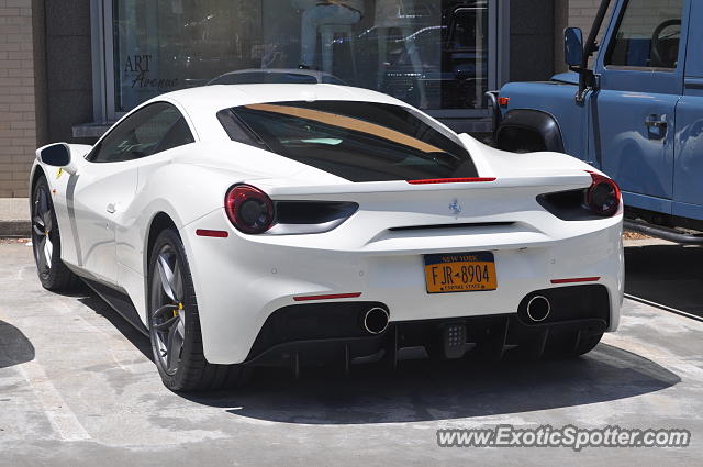 Ferrari 488 GTB spotted in Greenwich, Connecticut