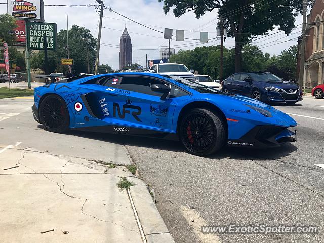 Lamborghini Aventador spotted in Atlanta, Georgia